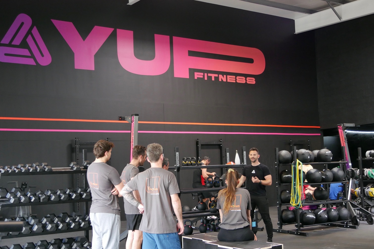 Travaux et agencement d&rsquo;une salle de fitness pour YUP