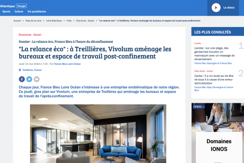 La relance économique avec Vivolum sur France Bleu